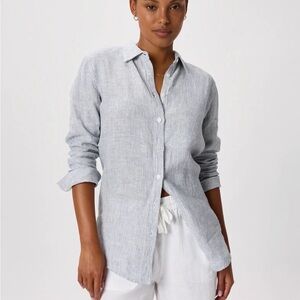 100% European Linen Long Sleeve Shirt